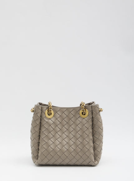 Bottega Veneta Parachute Bag Small QT Grey