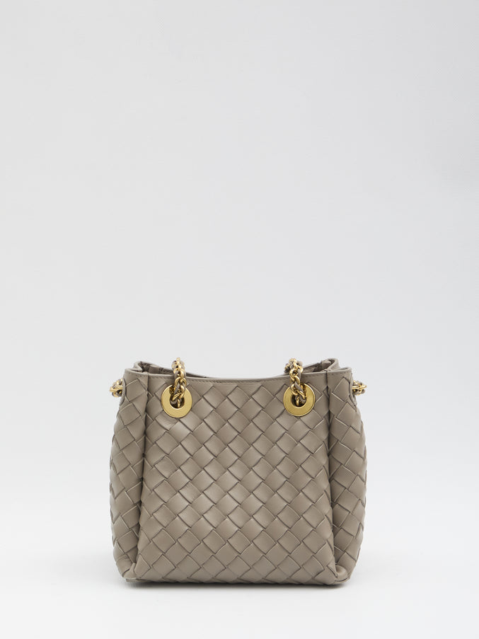Bottega Veneta Parachute Bag Small QT Grey