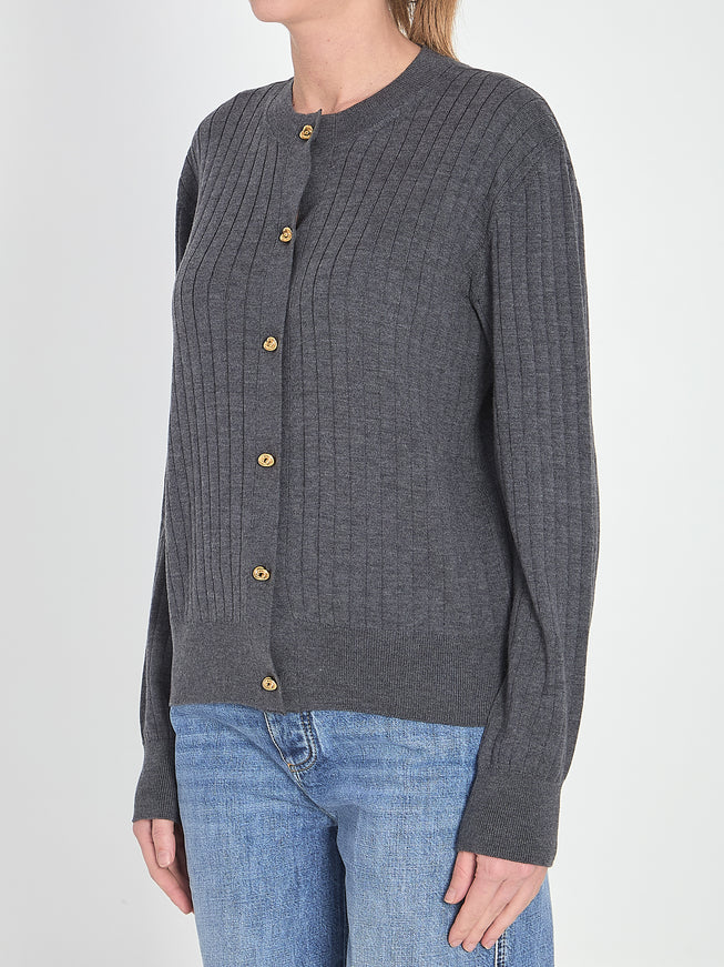 Bottega Veneta Ribbed Knit Cardigan