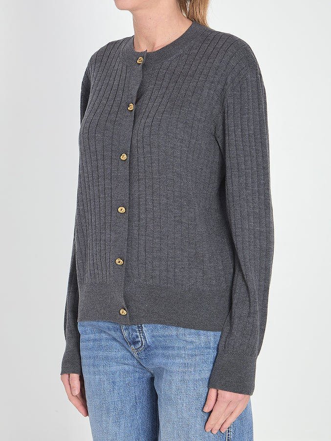 Bottega Veneta Ribbed Knit Cardigan