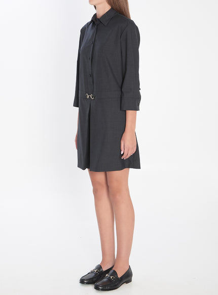 Gucci Mini Dress With Horsebit