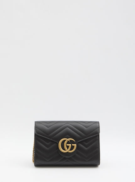 Gucci Gg Marmont Clutch QT Black