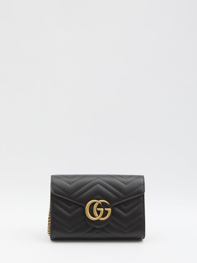 Gucci Gg Marmont Clutch QT Black