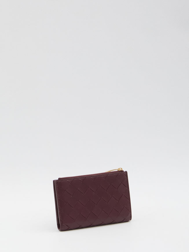 Bottega Veneta Intrecciato Bi-folod Medium Wallet