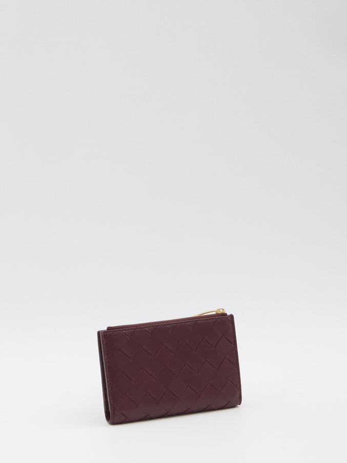 Bottega Veneta Intrecciato Bi-folod Medium Wallet