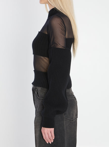 Jean Paul Gaultier Sheer-effect Sweater