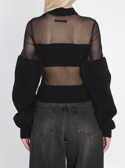 Jean Paul Gaultier Sheer-effect Sweater