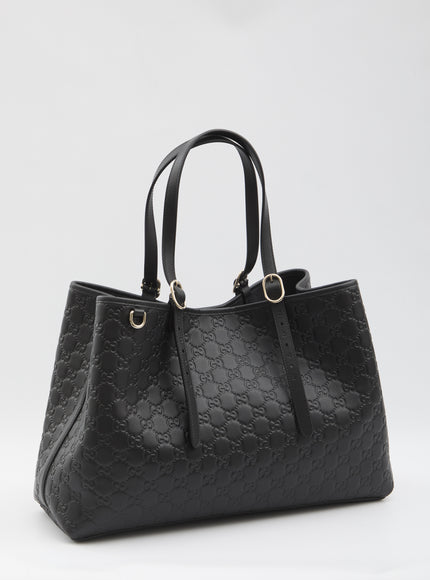 Gucci Gg Emblem Large Shopping Bag