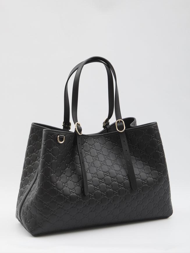 Gucci Gg Emblem Large Shopping Bag