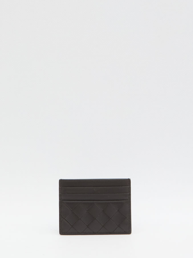 Bottega Veneta Intrecciato Card Holder QT Brown