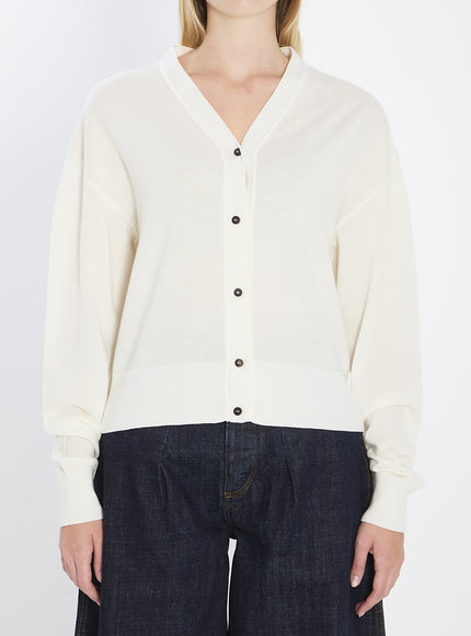 Jacquemus Brode Cardigan White