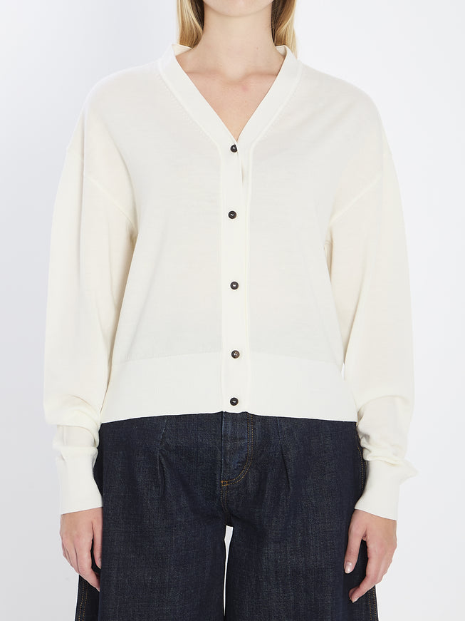 Jacquemus Brode Cardigan White