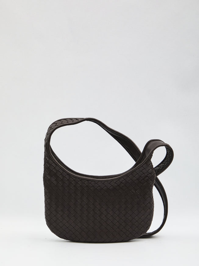 Bottega Veneta Intrecciato Crossbody Small QT Brown