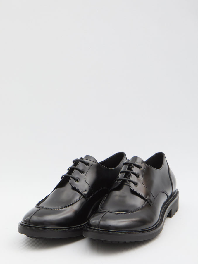 Saint Laurent Derby Lino In Smooth Leather