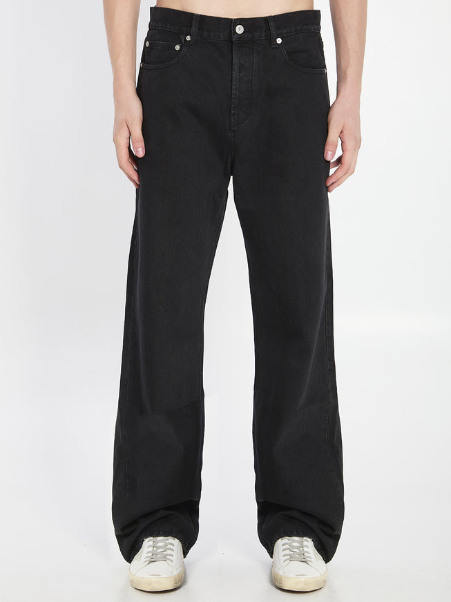 Jacquemus De-nimes Denim Pants Black
