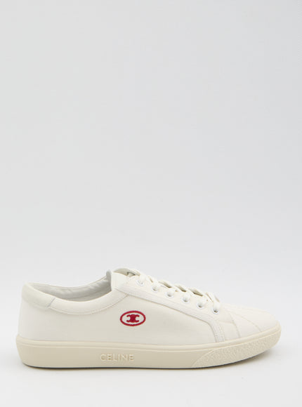 Celine Lou Low Sneakers White