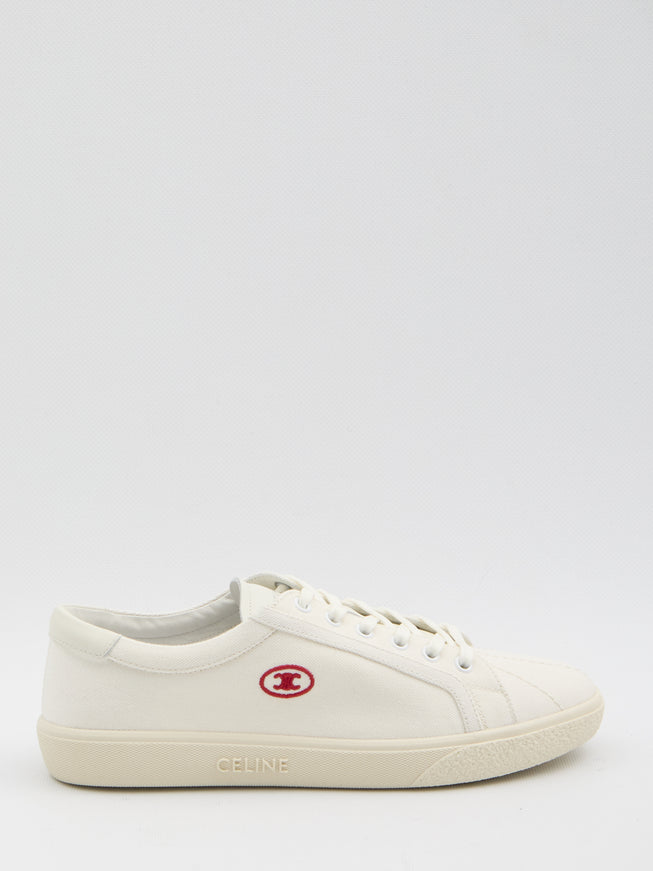 Celine Lou Low Sneakers White