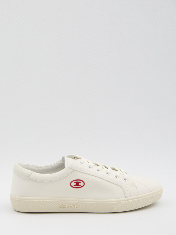 Celine Lou Low Sneakers White