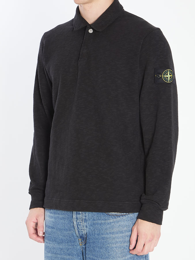 Stone Island Long-sleeve Polo Shirt