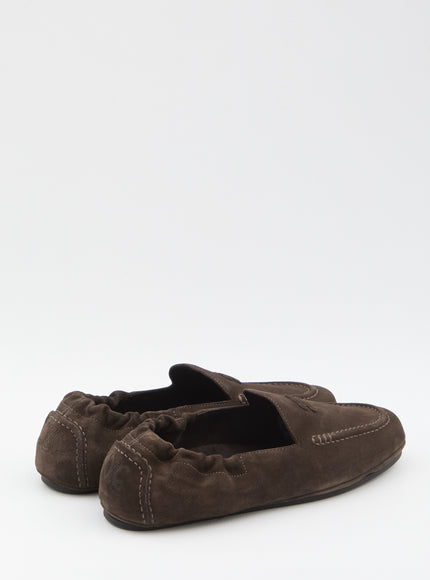 Celine Triomphe Loafer With Elastic Insert