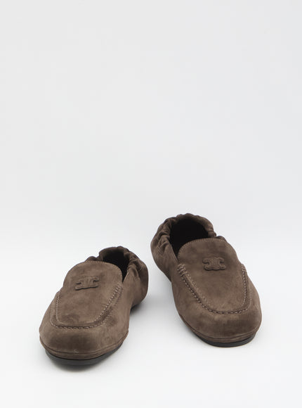 Celine Triomphe Loafer With Elastic Insert