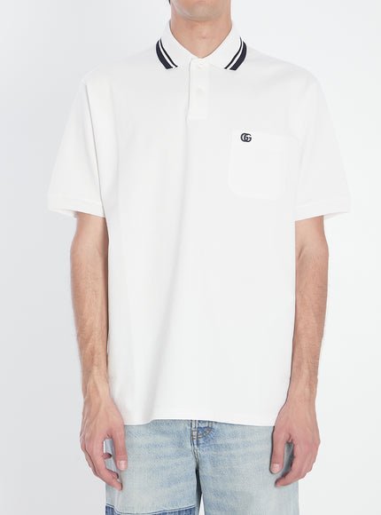 Gucci Cotton Polo Gucci White