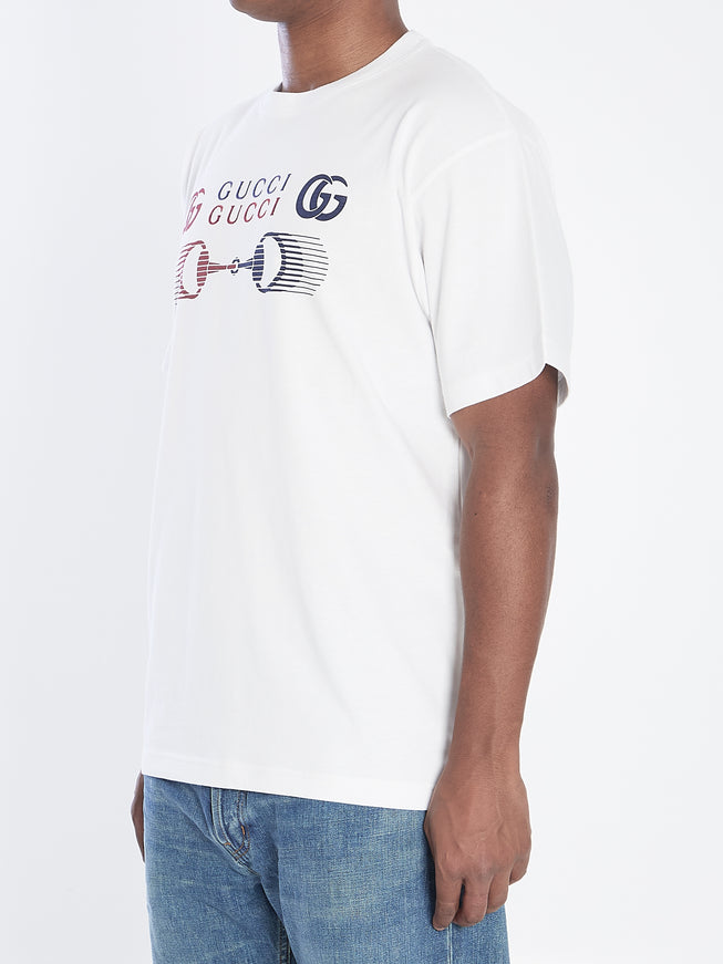 Gucci Printed Cotton Jersey T-shirt