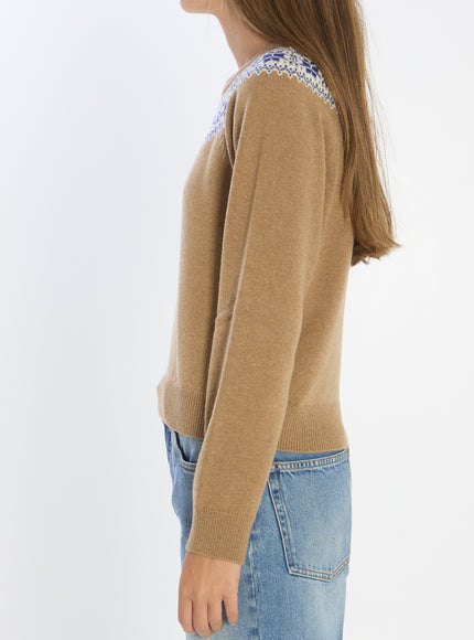 Celine Fair Isle Knitwear Sweater