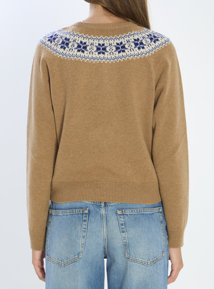 Celine Fair Isle Knitwear Sweater