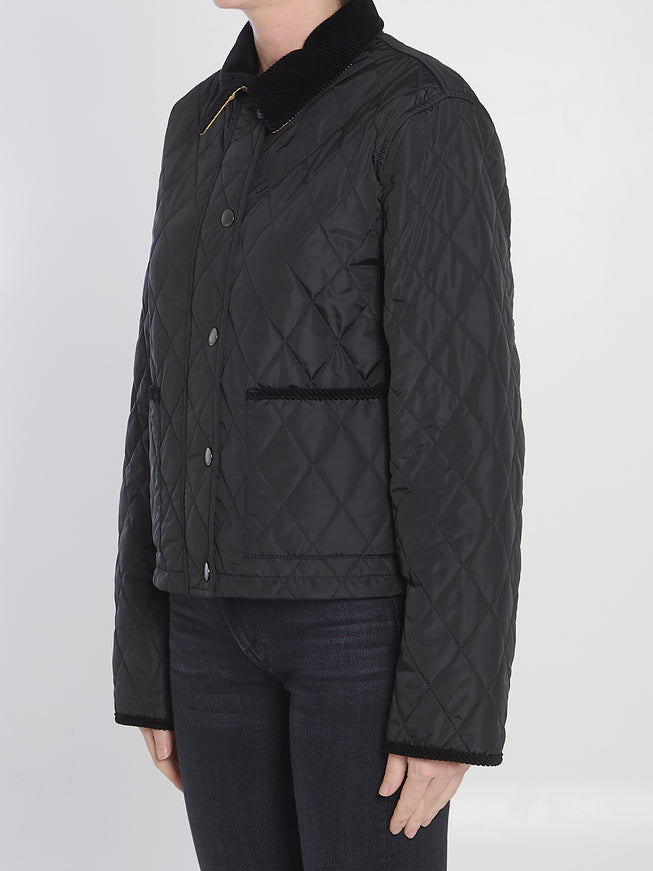 Burberry Cropped Quilted Jacket