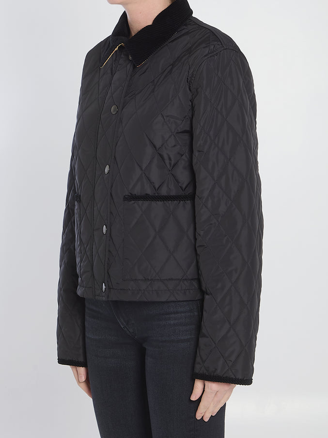 Burberry Cropped Quilted Jacket