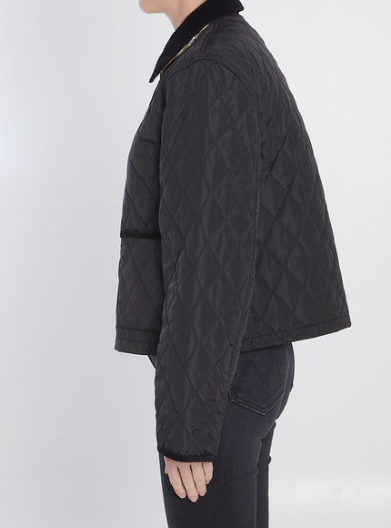 Burberry Cropped Quilted Jacket