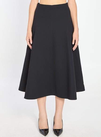 Jacquemus Triangle Skirt Black