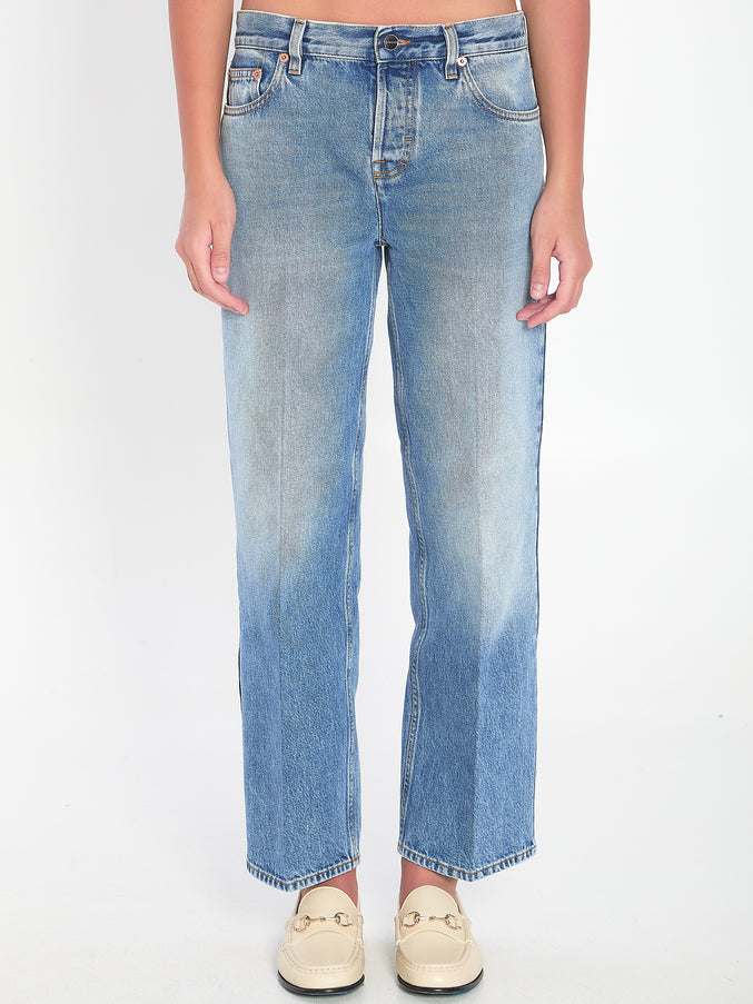 Gucci Straight-cut Jeans Blue