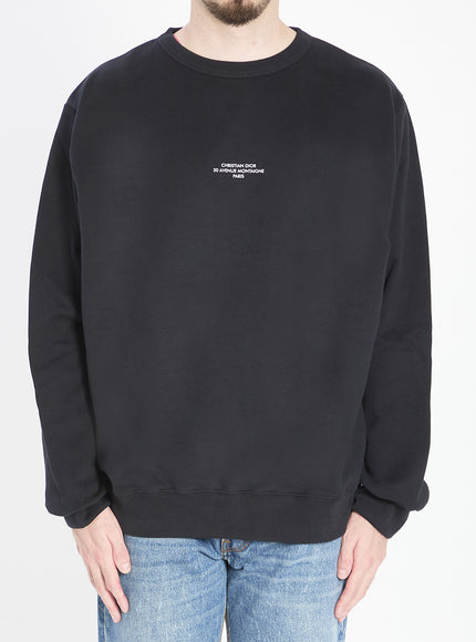 Dior Homme Dior Montaigne Sweatshirt Black