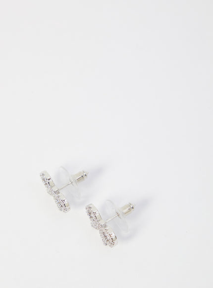 Self Portrait Micro Bow Earrings