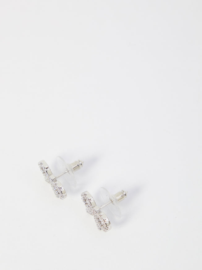 Self Portrait Micro Bow Earrings