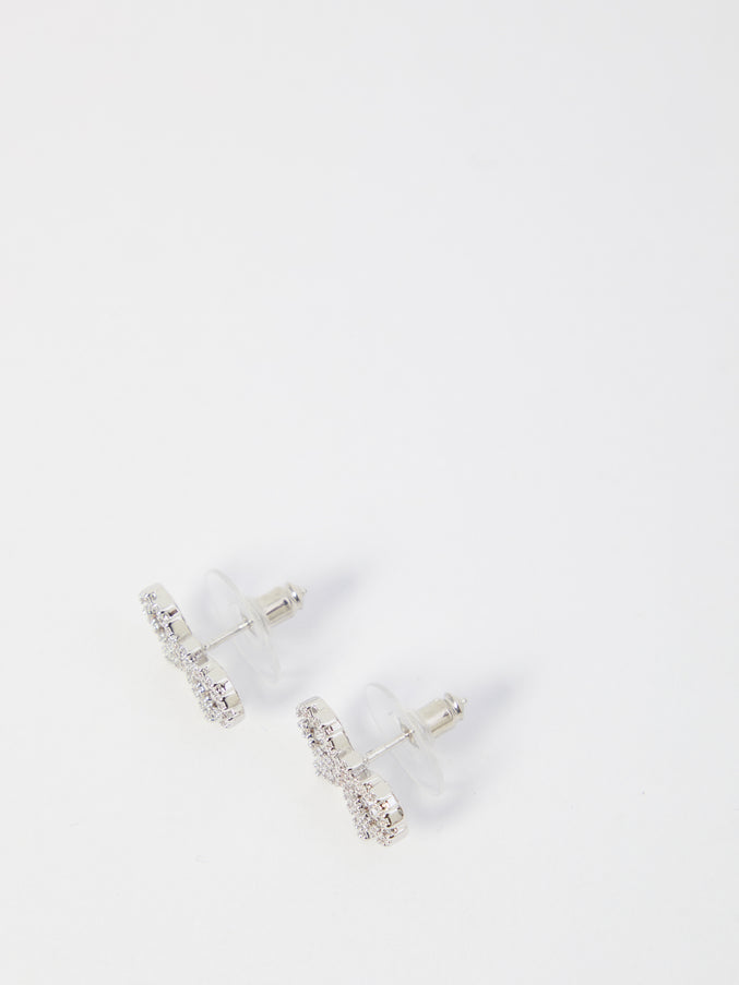 Self Portrait Micro Bow Earrings
