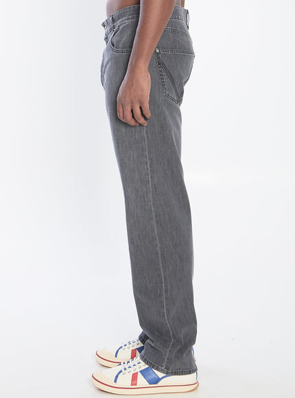 Bottega Veneta Straight-leg Jeans In Vintage Black