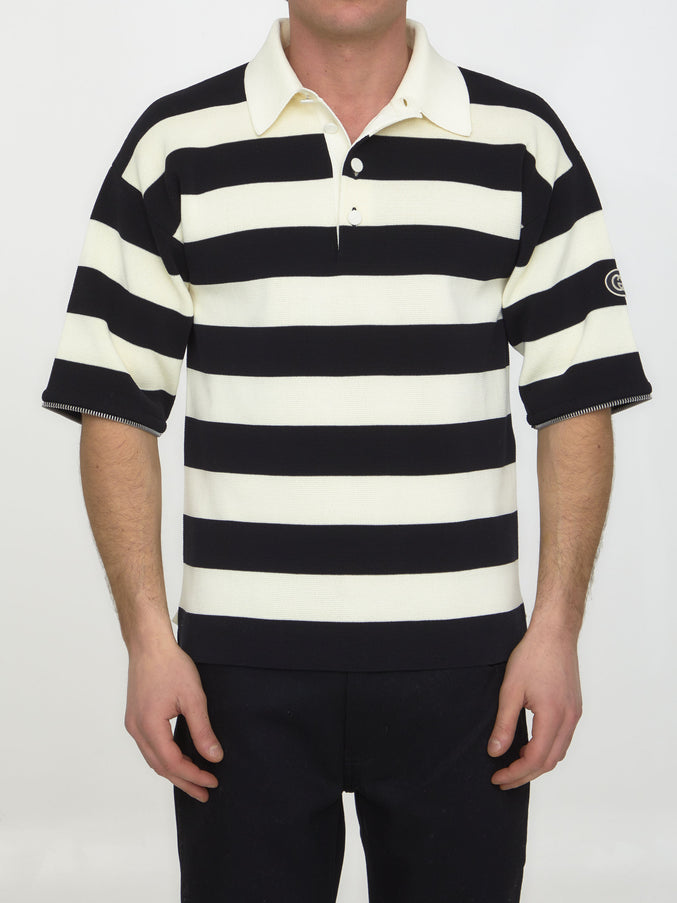 Gucci Detachable Sleeves Polo White