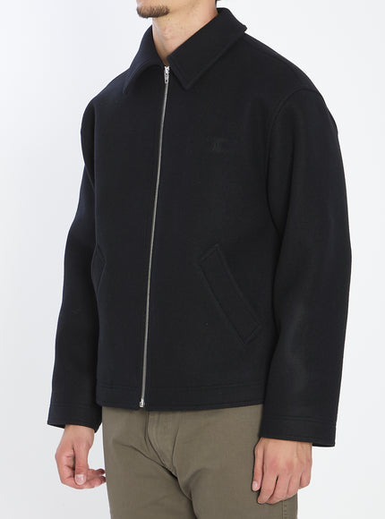 Celine Triomphe Jacket In Wool
