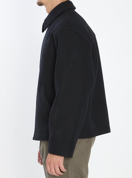 Celine Triomphe Jacket In Wool