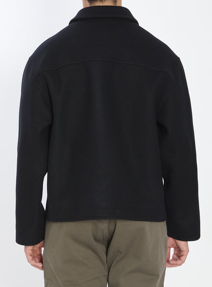Celine Triomphe Jacket In Wool