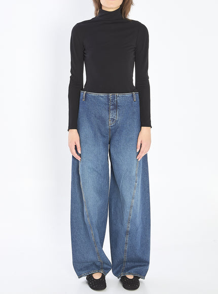 Alaia Fluid Jersey Bodysuit With Heart Cut-out