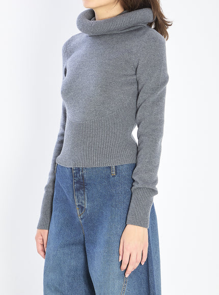 Alaia Sculptural-hood Pullover