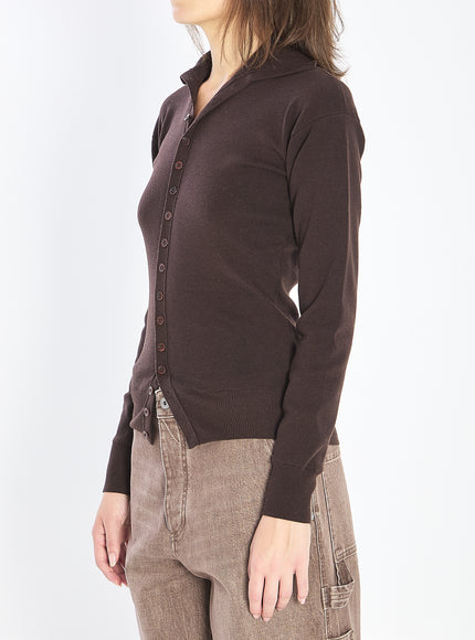 Lemaire Buttoned Fitted Cardigan