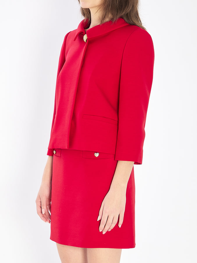 Valentino Garavani Jacket In Crepe Couture