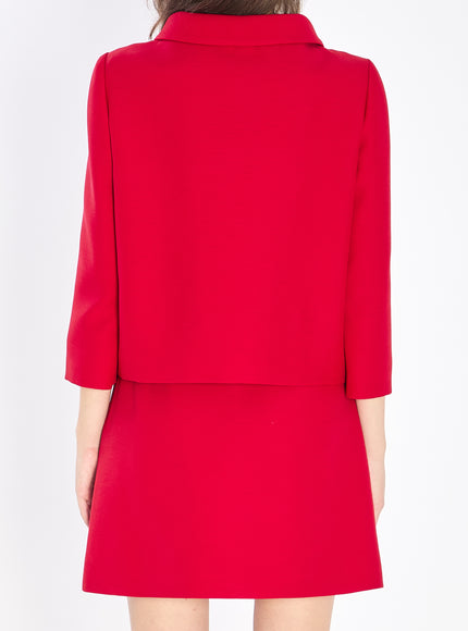 Valentino Garavani Jacket In Crepe Couture