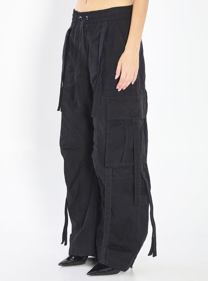 Dolce & Gabbana Waxed Cord Cargo Pants
