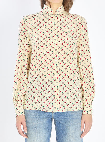 Valentino Garavani Cherryfic Shirt White